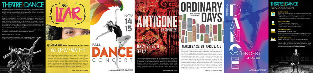 University of Michigan-Flint Theatre and Dance Season brochure.
